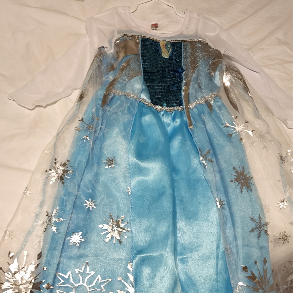Little girls dress up dress elsa